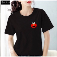 KATUN SPOTLIGHT_ID - ELMO PREMIUM COMBED COTTON T-SHIRT COMBED COTTON T-SHIRT/ WOMEN'S TOP/ / OVERSI