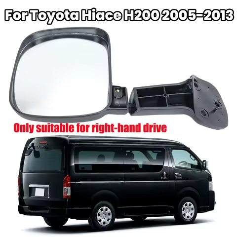 Rearview Mirror Rear Tailgate Door Mirror Assembly For Toyota Hiace VAN TRH/KDH 200 2005-2013 Right-