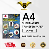 7 Heaven Japan Sublimation Transfer Paper A4 (100pcs/pack)