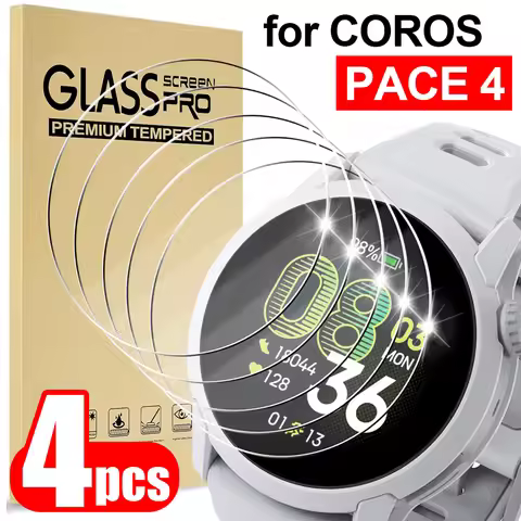 For Coros Pace 4 Tempered Glass Screen Protectors Sports Watch Anti-scratch Touch Sensitive Protecti