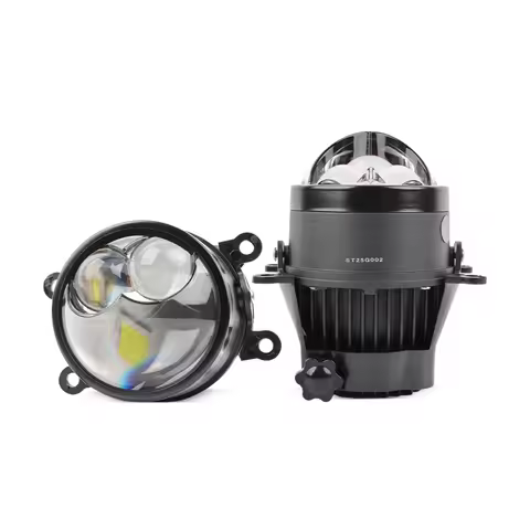 For Toyota Nissan Bracket 3Inch bi led projector laser fog lights high power 80W Bi Led lens High/ l