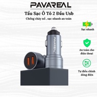 Super Fast Car Charger 2 USB Pavareal Smart chip Safe Protection