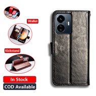 Classic Leather For Vivo Y77 5G Y77e iQOO Z6 Lite V2166BA V2169 I2208 Wallet Vintage Folio Case Flip