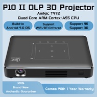 P10-II Projector DLP Mini Projector WiFi Bluetooth Portable Movie Home Cinema Support 4K Airplay