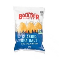 Boulder Canyon Kettle Style Potato Chips – Sea Salt 手製厚切薯片 – 海鹽味 1.5oz / 42.5g【708163950155】