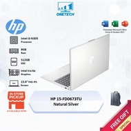 Hp 15-FD0673TU / 15-FD0670TU Noteook  (I3-N305/8gb 3200**/512gb Nvme/15.6'' Fhd Ips/Intel Xe)