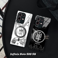 Infinix Note 50S Case - Infinix Note 50S 5G Glass Softcase - Infinix Note 50S Casing - Silicone For 