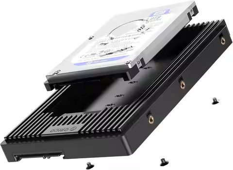 2.5 to 3.5 Inch SATA Hard Drive Adapter Bracket for HDD/SSD Upgrade and Expansion