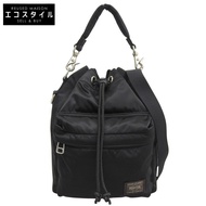 Porter Balloon Sac (S) 尼龍斜紋抽繩包 手提包 單肩包 黑色 381-16879 [二手]