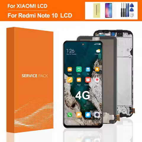 6.43" For Xiaomi Redmi Note 10 4G LCD Display Touch Screen Digitizer Assembly Replace for Note10 M21