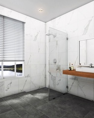 COTTO ฉากกระจกกั้นห้องน้ำ FAC080HRO-GS FIX PANEL 800xH.1850 mm.