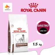 Royal canin gastro low fat 1.5 kg โรยัล คานิน อาหารสุนัข อาหารสุนัขไขมันต่ำ อาหารสุนัขตับอ่อนอักเสบ ขนาด 1.5 กก 1153