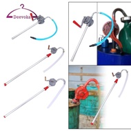 [deevoka] Drum Rotary Hand Pump Vehicles Supplies Hand Crank Fuel Oil Transfer Pump for Diesel Engin