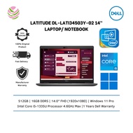 Dell Latitude L3450-i51335-16-512-W11-C3 14" Laptop/ Notebook (i5-1335U, 16GB, 512GB, Intel, W11P) D