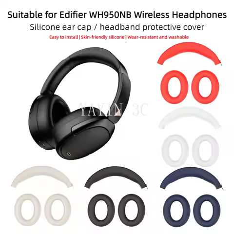 Suitable for Edifier WH950NB Active Noise Cancelling Wireless Headphones Ear muffs / zipper headband