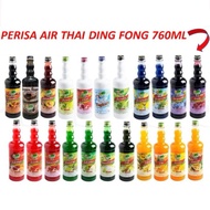 DING FONG SQUASH KORDIAL ICE BLENDED FLAVOUR PERASA AIR THAILAND 760ML