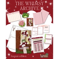 August mail The Whimsy Archive Mail Club, Snail Mail Club, Stickers, Art Print