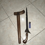 barang warisan keris lurus antik langka unik kuno