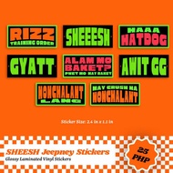 Sheesh Jeepney Stickers