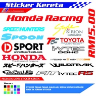 STICKER KERETA, PERODUA, FORD, PROTON, PINTU KERETA CERMIN KERETA, VTEC, HONDA, CAMPRO, D DPORT, TOYOTA,