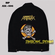 Backpatch Patch Bordir Besar Emem Jaket Punggung Motif Band Patch