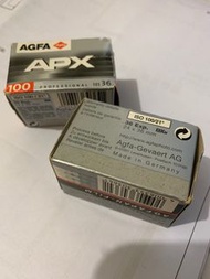 AGFA 135過期底片「兩盒一起賣」，愛克發 APX 100 絕版黑白負片