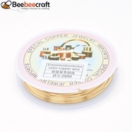 1roll Round Copper Jewelry Wire Long-Lasting 20 Gauge 0.8mm 8.53 Feet(2.6m)/roll