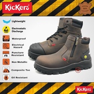 🔥New Arrivals🔥 Kickers Men’s Premium Leather ESD Technical Lightweight Waterproof Safety Boots Shoe 