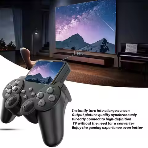 Punctual- S10 Portable Video Game Consoles Gamepad Controller 2.4-Inch 520 Games Retro Handheld Game