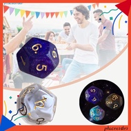 PLACE_ Durable Dice Board Game 12 Constellations Astrology Tarot Card Dice 12-Sided for Night Club