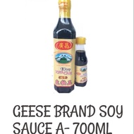 Geese Brand Soy Sauce Premium 700ml + 150ml, Kicap Soya Cair