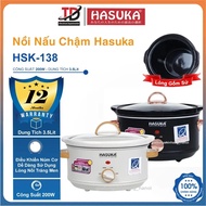 Hasuka HSK-138 Slow Cooker, 3.5 Liter Ceramic Heart - Whole Chicken Stew, Genuine Product