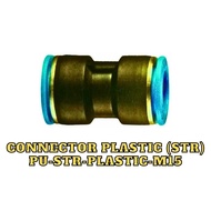 CONNECTOR PLASTIC (STR) PU-M15 - PU-STR-PLASTIC-M15