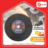 MR MARK CUTTING DISC 14"/355MMX25.4MM (MK-WEL-12800-14)/ METAL CUTTING DISC/ REINFORCED RESINOID SAF