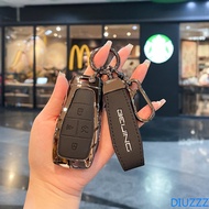 Zinc Alloy Leather Car Key Case Cover for BAIC Beijing X7 BJ40 Senova D50 D70 X55 X65 EU5 EU7 Car Ke