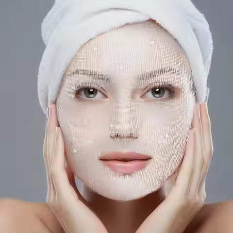 50pcs Face Gauze Mask Disposable Facial Mask Paper Highly Water Absorption Non-Irritating Face Gauze