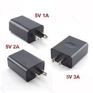 5V 1A 2a 3A Single USB Port US Plug USB Travel Charger Adapter Wall Charger Power Adapter  MY15B3