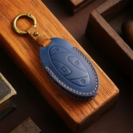 5/7 Bottons/Car Key Case for Hyundai Ionic 6 Grandeur GN7 2023 Kona Ev 2023 Leather Car Smart Romote Key Fob Cover Accessories