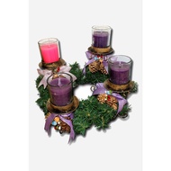 Advent Wreath with Candles - 43 x 43 x 34 cm (C9-3204}