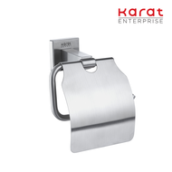 Karat Faucet ที่ใส่กระดาษชำระแบบมีฝาปิด (สแตนเลส 304) รุ่น KB-42-332-ST