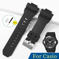 TPU Silicone Watch Strap Rubber Bracelet for Casio Digital Watch Band Gshock GA-150 GA-200 GA-201 GA