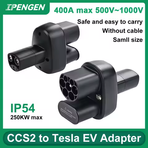 IPENGEN CCS2 To Tesla EV Charger Adapter 250A CCS2 Combo for Tesla Convertor for Car Charger CCS2 fo