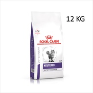 Royal Canin VET Cat Neutered Satiety Balance 12 KG อาหารแมว โต ทำหมัน อาหารเม็ด 1 กระสอบ