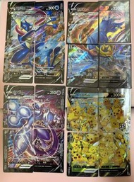 V-UNION 甲賀忍蛙，蒼響，超夢，皮卡丘。Pokémon card