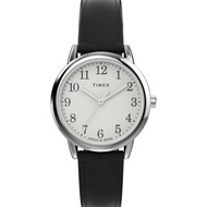 Timex Womens Easy Reader 30mm - Silv/Wht/Blk Eco Lthr (TW2W32500)