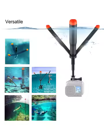 SOONSUN Floating Tripod for GoPro Hero Insta360 Akaso DJI Action Camera Float Extendable Pole Hand G