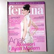 Majalah Femina 5 Desember 2009 - Cover Ratih R. ada Anggun. Ariel