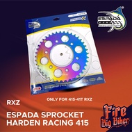 SPROCKET HARDEN RACING 415 RXZ ESPADA 415-41T 41T RAINBOW GOLD SPROCKET