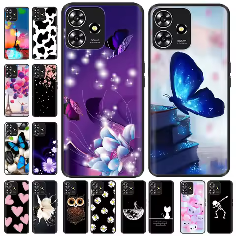 For ZTE Blade V50 Smart Case Protective Shell For ZTE V50 Design 4G Luxury Painted Soft Cases For ZT