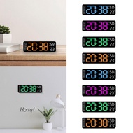 [Homyl] Digital Wall Clock Wall Clock Brightness Adjustable LED Wall Clock